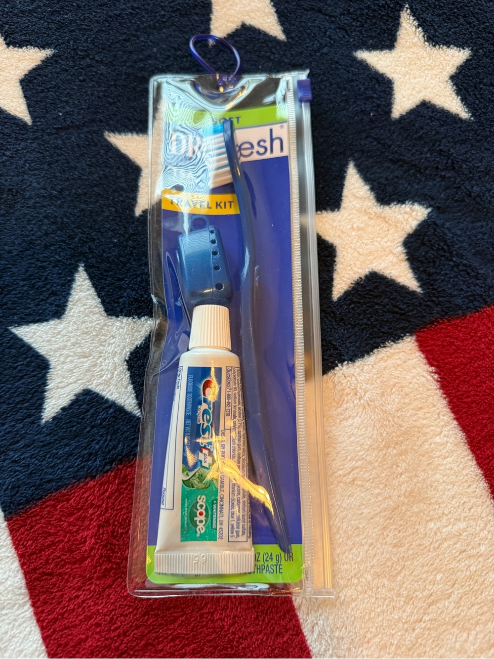 Dr. Fresh Soft Toothbrush Crest Dr. Fresh Toothpaste Travel Oral Kit (Set of 1)